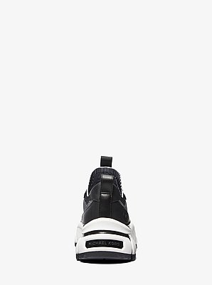 Darius Two-Tone Stretch Knit Trainer