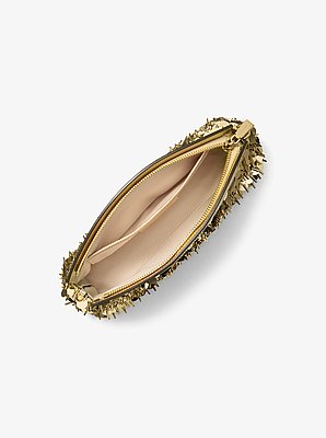 Clutch convertibile Athena piccola con paillettes metallizzate