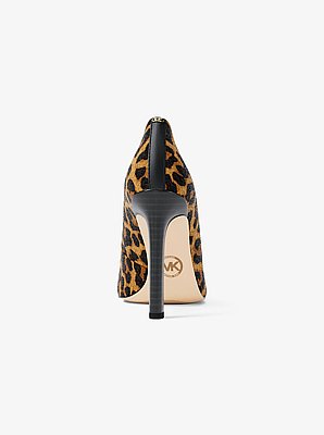 Amara Leopard Print Calf Hair Pump