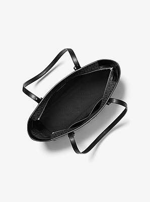 Cabas Quinn de taille moyenne en cuir &agrave; logo Signature