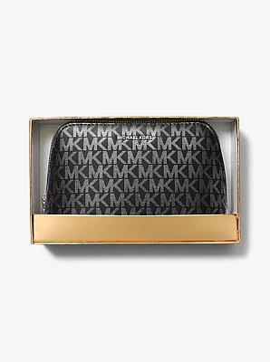 Jet Set Small Metallic Signature Logo Travel Kit