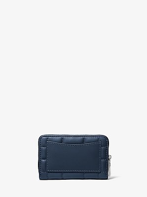Cartera peque&ntilde;a de piel acolchada
