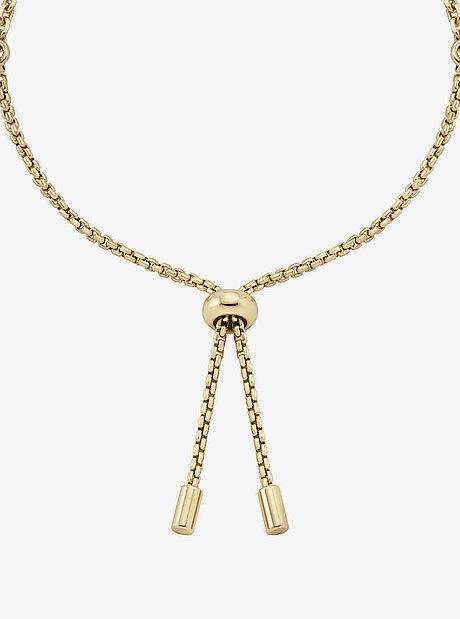 Pav&eacute; Lock Slider Bracelet