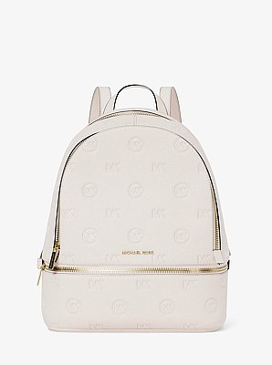Rhea Medium Logo Debossed Backpack