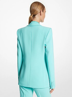 Blazer Georgina de crep&eacute; granulado el&aacute;stico