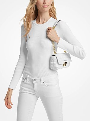 Tribeca Small Quilted Leather Shoulder Bag