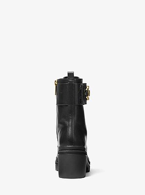 Bota militar Ridley em pele