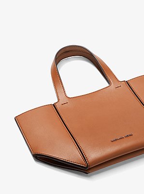 Jordi Small Leather Tote Bag