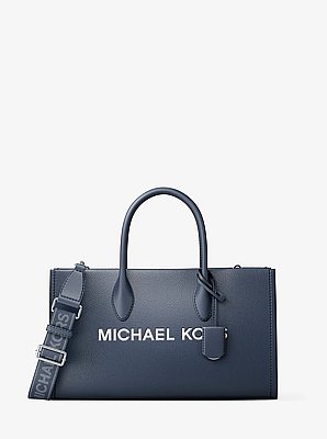 Mirella Medium Pebbled Leather Satchel