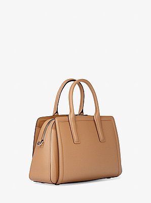 Laila Medium Leather Satchel