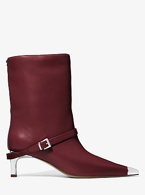 Kasia Leather Buckle Boot