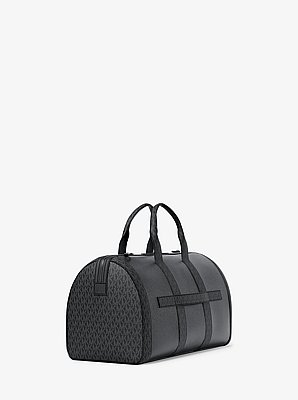 Bolso de viaje Cooper de piel granulada con logotipo exclusivo