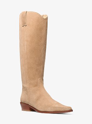 Nash Suede Boot in CAMEL | Michael Kors image number 0