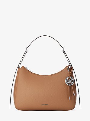 Bolso de hombro Nolita mediano con logotipo granulado