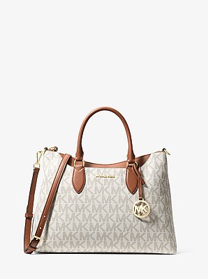 Austen Medium Signature Logo Satchel