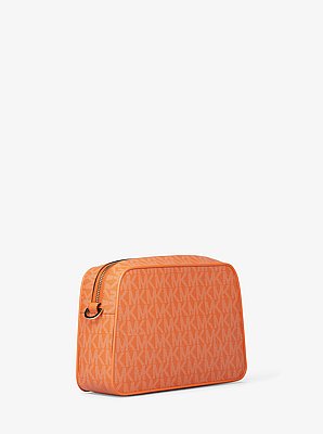 Jet Set Small Signature Logo Camera Crossbody Bag