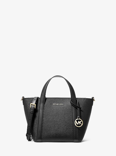 Petit cabas Pratt en cuir saffiano