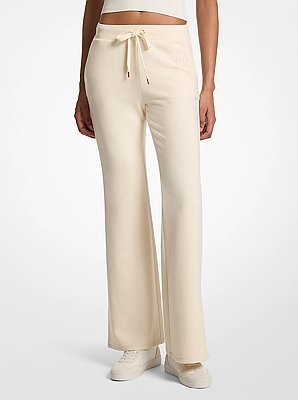 Pantal&oacute;n acampanado en tejido de punto