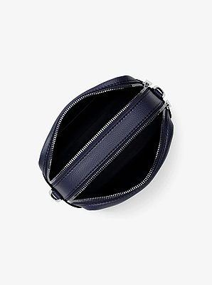 Bryant Medium Pebbled Leather Camera Crossbody Bag