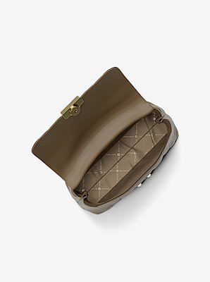 Tribeca Medium Quilted Leather Satchel