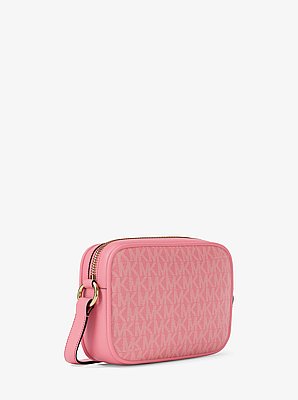 Jet Set Small Signature Logo Camera Crossbody Bag