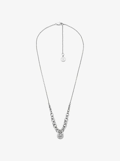 Pavé Lock Necklace