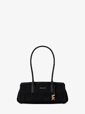 Schultertasche Laila Small aus Wildleder