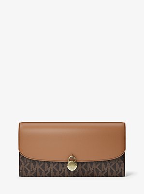 Hamilton Large Signature Logo Continental Wallet