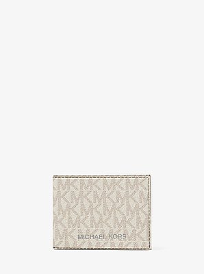 Cooper Striped Signature Logo Billfold Wallet With Passcase