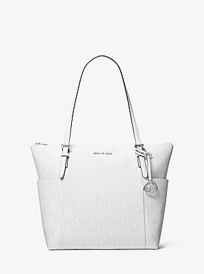 Draagtas Jet Set met kenmerkend logo en rits aan de bovenkant, middelgroot