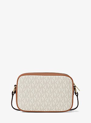 Jet Set Small Signature Logo Camera Crossbody Bag