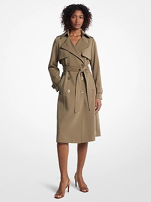 Woven Trench Coat