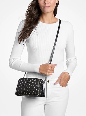 Ashton Extra-Small Floral Printed Camera Crossbody Bag