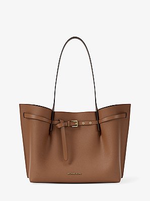 Emilia Large Pebbled Leather Tote Bag