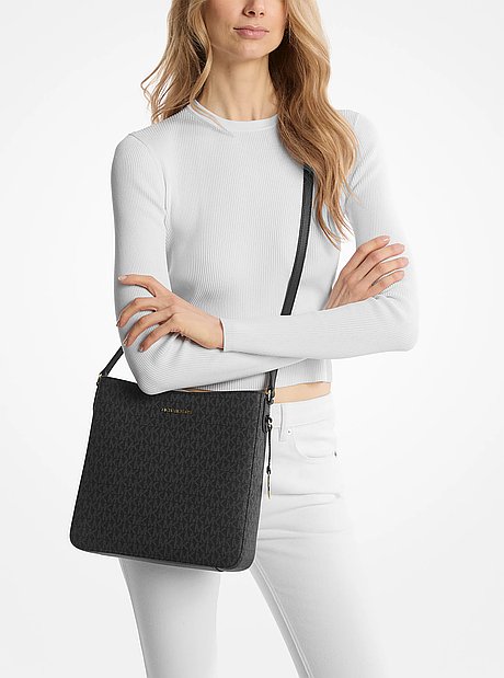 Jet Set Travel Large Logo Messenger Bag