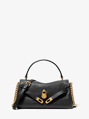 Hamilton Moderne Extra-Small Textured Leather Slouchy Crossbody Bag