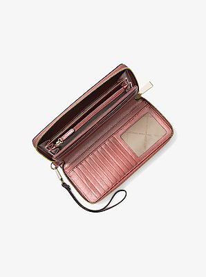 Bolso de mu&ntilde;eca continental de piel