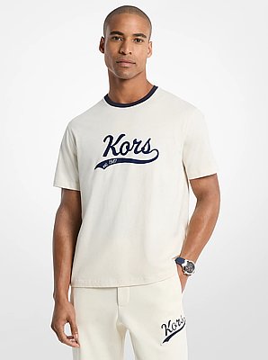 KORS Varsity Cotton Jersey T-Shirt
