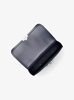 Tribeca Large Pebbled Leather Shoulder Bag