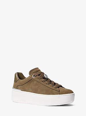 Plateau-Sneaker Dottie aus Wildleder