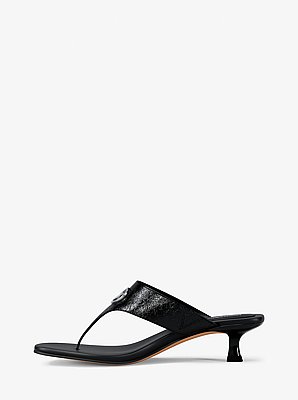 Anneka Patent Thong Sandal