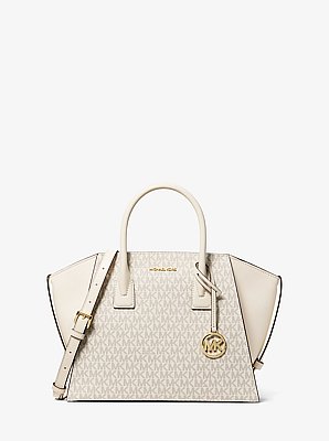 Avril Large Signature Logo Satchel