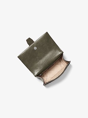 Greenwich Small Studded Distressed Crossbody Bag