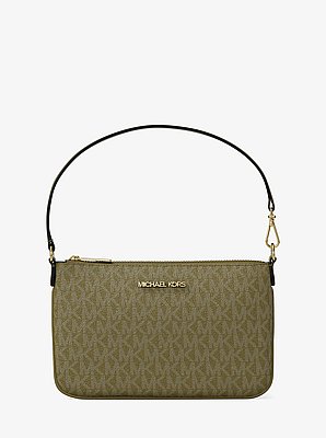 Jet Set Small Signature Logo Convertible Wristlet