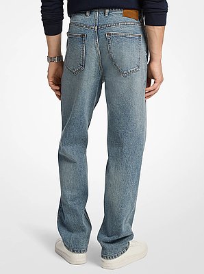 Jeans a gamba dritta in denim stretch Finn