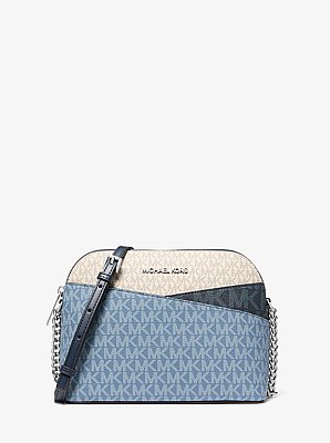 Bolso cruzado Jet Set Travel de bloques de color con logotipo de la marca