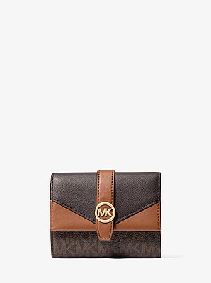 Greenwich Medium Signature Logo Trifold Wallet
