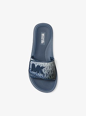 Palmer Ombr&eacute; Signature Logo Slide Sandal