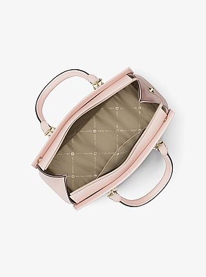 Marilyn Medium Saffiano Leather Satchel in ROS&Aacute;CEO POLVORIENTO | Michael Kors image number 1