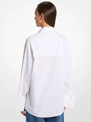 Camisa Tyler extragrande de popelina de algod&oacute;n lavado